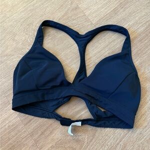 Navy Lululemon All Day Breeze Sports Bra